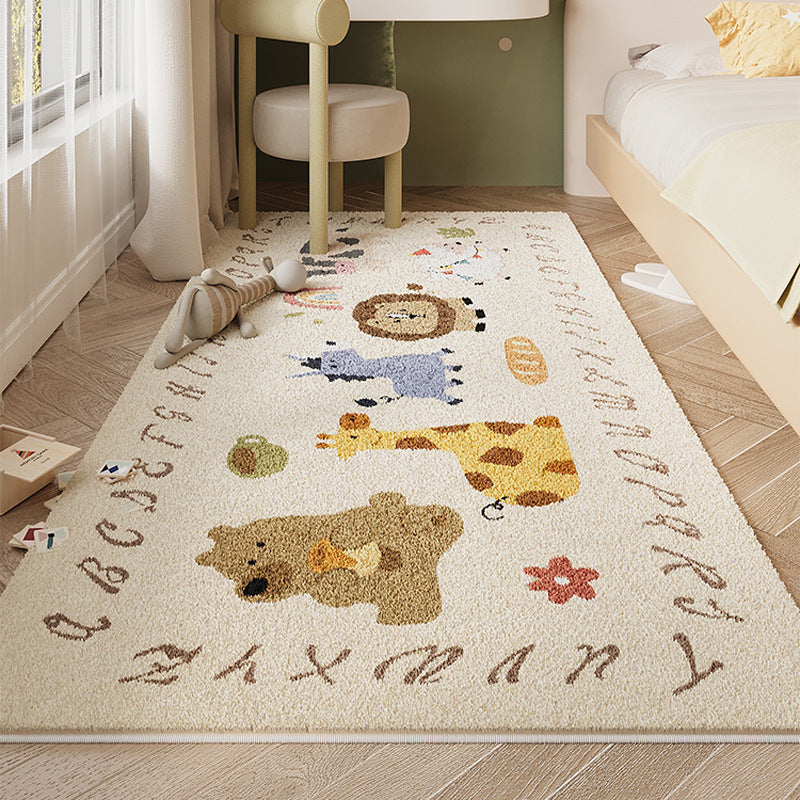 Cartoon Style Thickened Cashmere Carpet