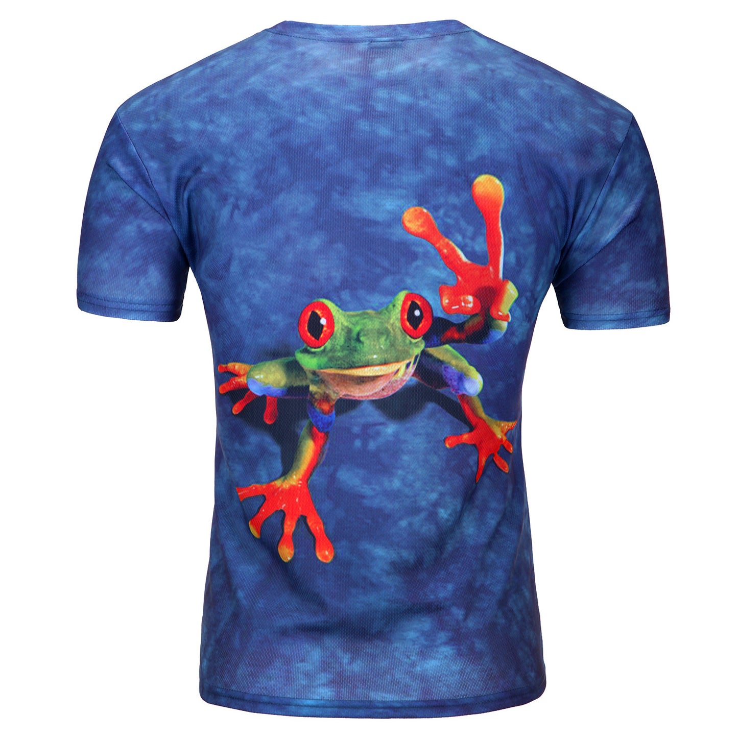 3D Frog Print Men's T-shirt
