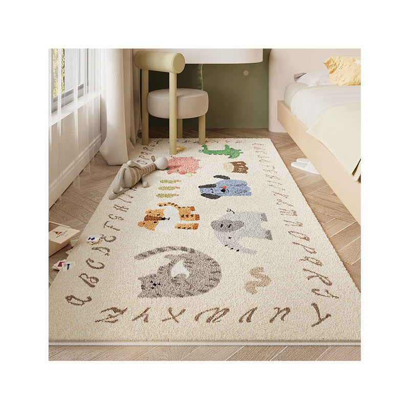 Cartoon Style Thickened Cashmere Carpet