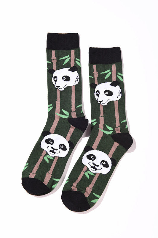 Personality Trend Cartoon Animal Men'S Tube Socks