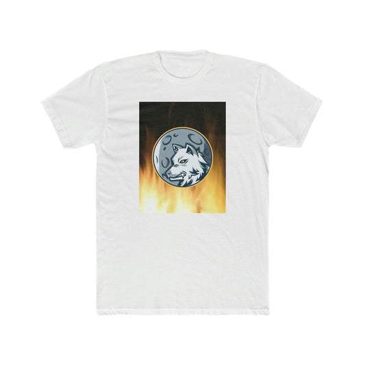 Men's Cotton Crew Tee-Wolf