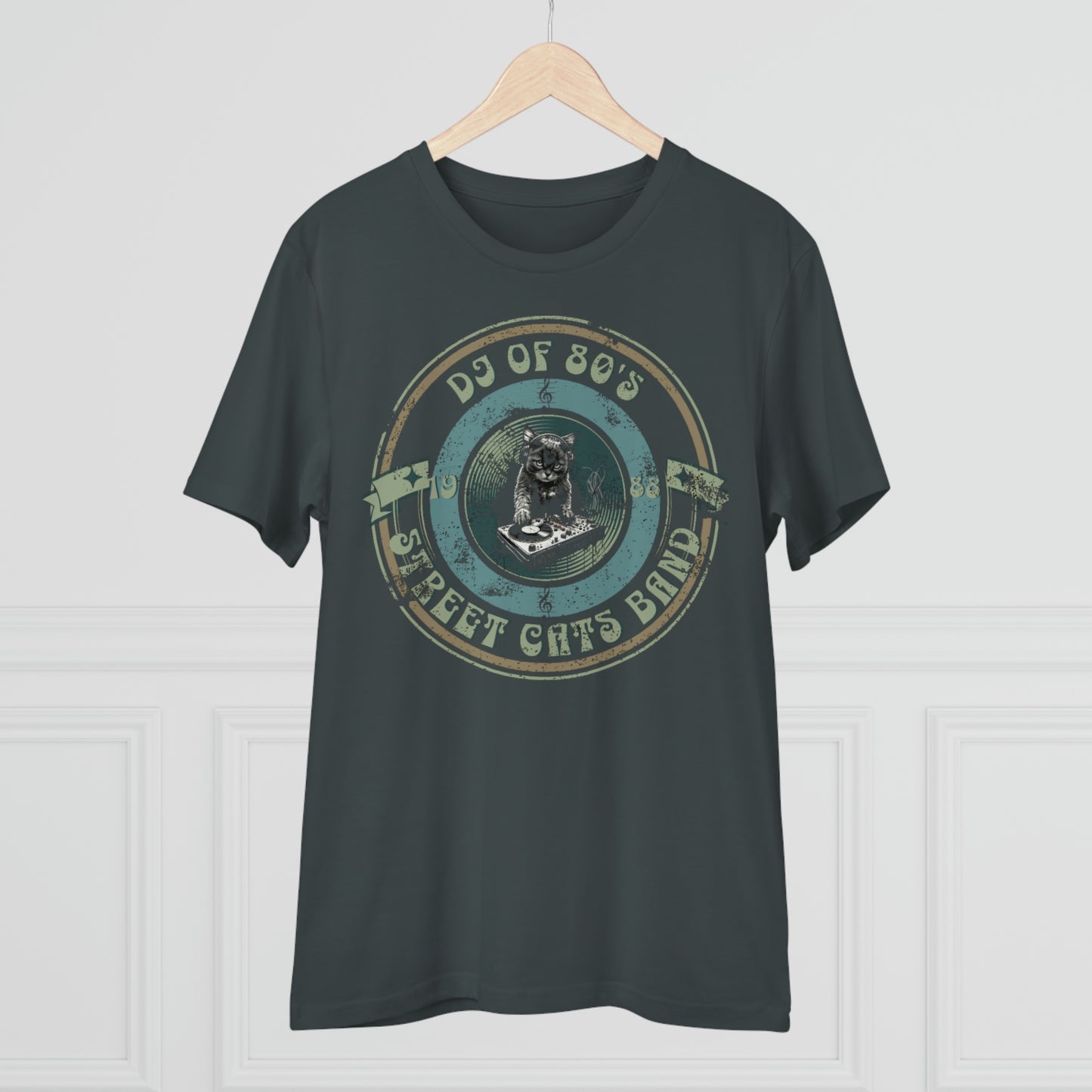 Organic Creator T-shirt - Unisex- Street cat band - 80's music