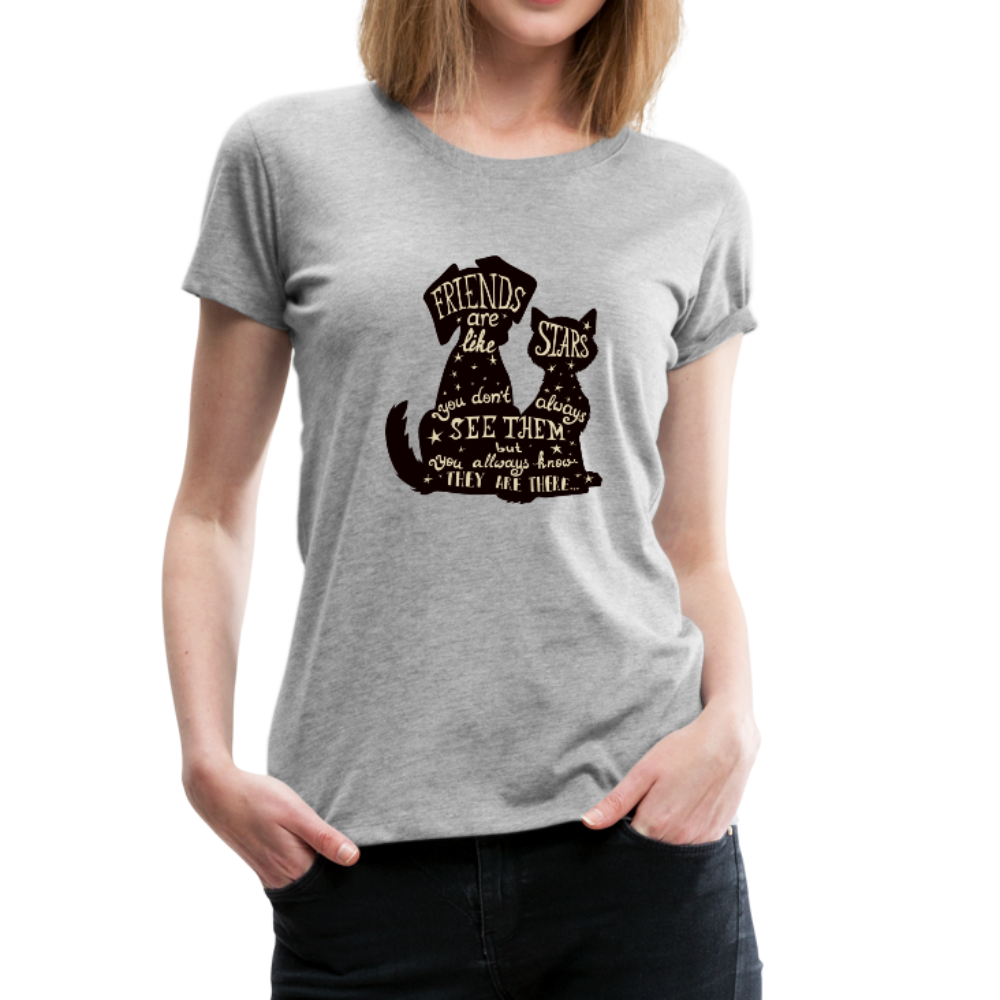 Pet Friends Women’s Premium T-Shirt - heather gray