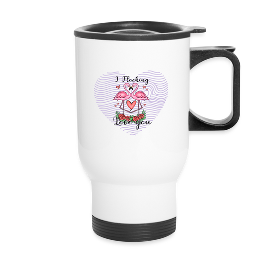 Travel Mug -gift-Valentines Day - white