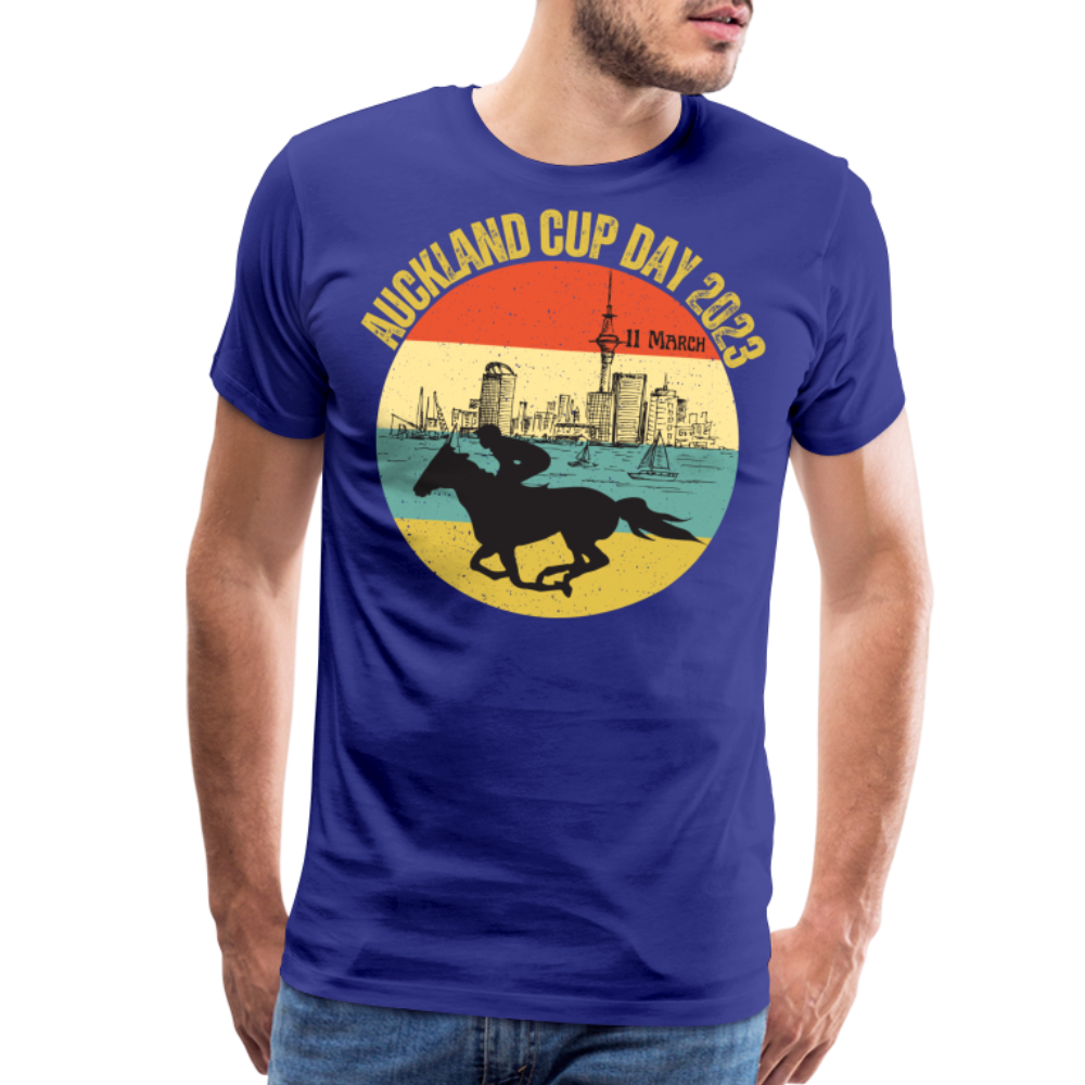 Men's Premium T-Shirt-Auckland Cup Day 23 - royal blue